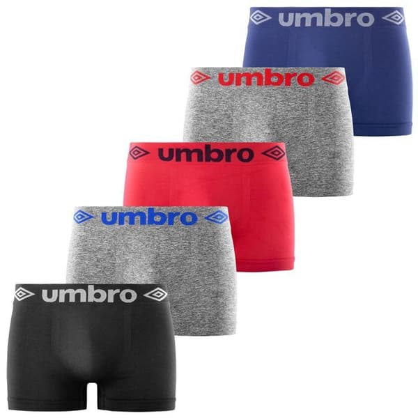 Umbro Boxer Herr Caleçon Herr - Grå (5-pack)
