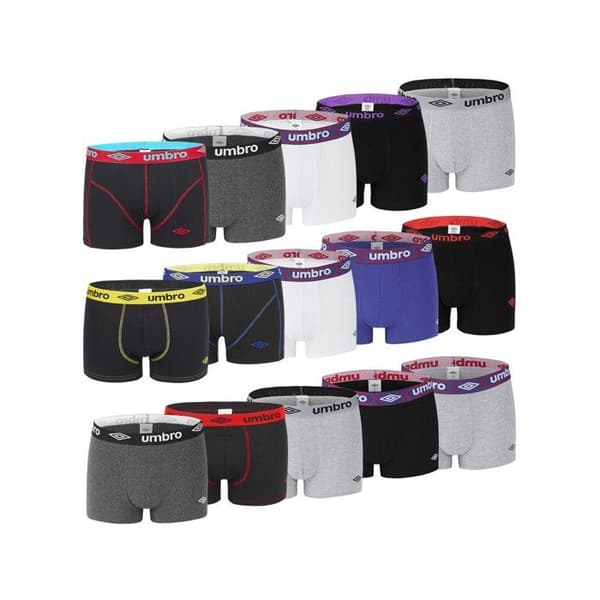 Umbro Boxer Herr Caleçon Herr - Blå (Paket med 6)
