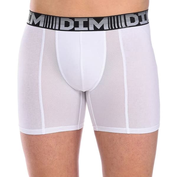 Boxers Långa - Dim 3D Flex Air - Pack om 2 - Bomull - Svart - Optimal Komfort