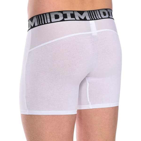 Boxers Långa - Dim 3D Flex Air - Pack om 2 - Bomull - Svart - Optimal Komfort