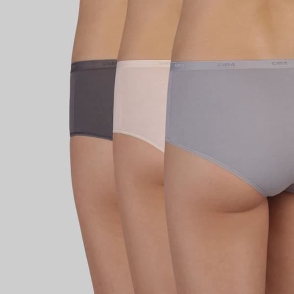 DIM Boxer Les Pockets Ecodim X3 Taupe/Rosa/Grå