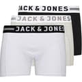 Miniatyrbild 1 av 2: JACK &amp; JONES Paket med 3 Ljusgrå Marl Boxers för män