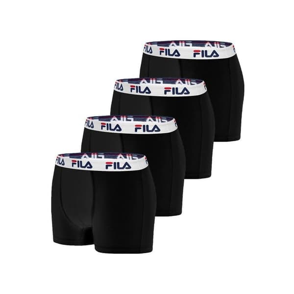 Fila Boxer Herr Ingen, Kalsong Herr - Svart (4-pack)