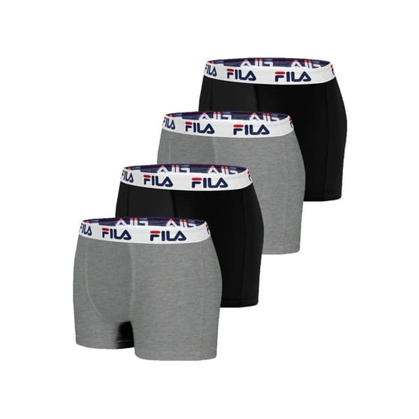 Fila Boxer Herr Ingen, Kalsong Herr - Svart (4-pack)