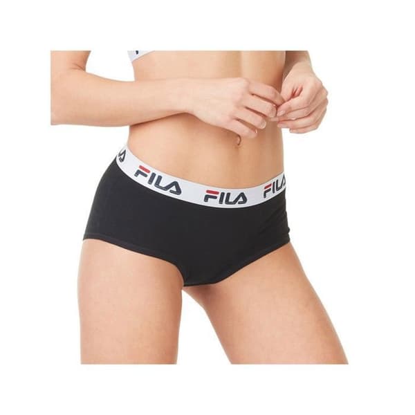 Förpackning med 3 damboxers i stretch och hypoallergen bomull - FILA - Vanlig - Flerfärgad