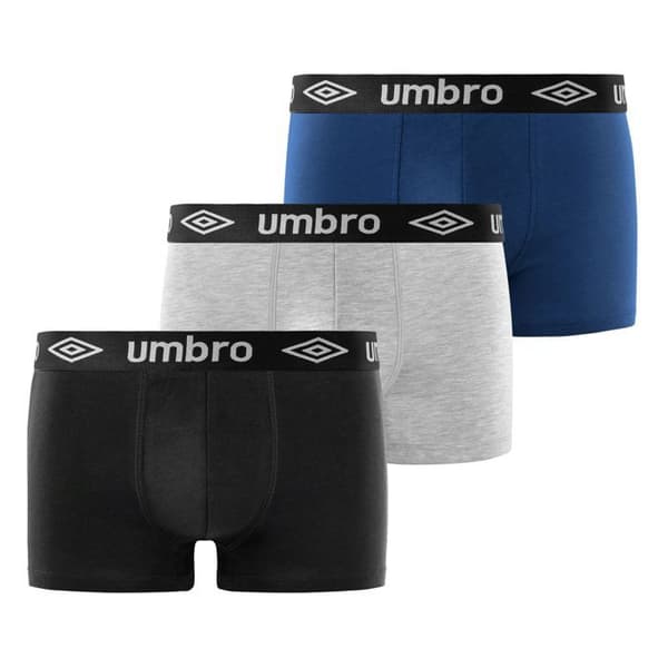 Umbro Boxer Herr Caleçon Herr - Svart (Pack om 3)
