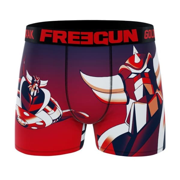 Freegun Boxer Herr GOLDORAK, Kalsong Herr - Röd (3-pack)