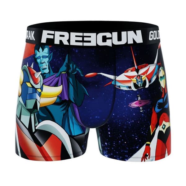 Freegun Boxer Herr GOLDORAK, Kalsong Herr - Röd (3-pack)