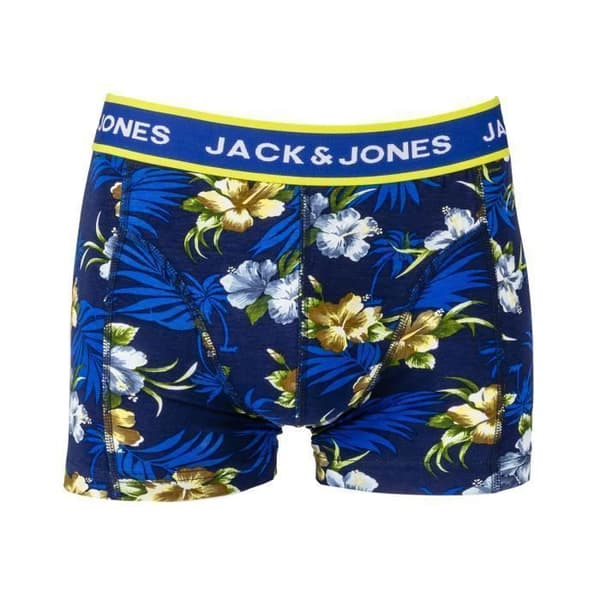 3-pack kalsonger - JACK & JONES - Svart - 95% bomull - Svart midja - Vit logotyp