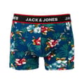 Miniatyrbild 2 av 4: 3-pack kalsonger - JACK &amp; JONES - Svart - 95% bomull - Svart midja - Vit logotyp