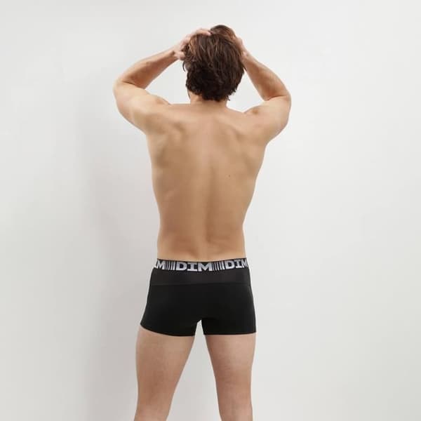 Förpackning med 2 bomull 3D Flex Air Boxers för män - DIM/01N1/NOIRPERLE/02