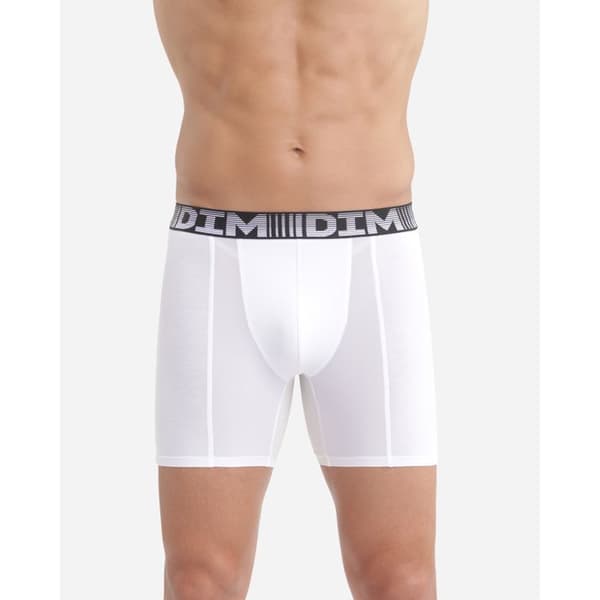 Boxers Långa - Dim 3D Flex Air - Pack om 2 - Bomull - Svart - Optimal Komfort
