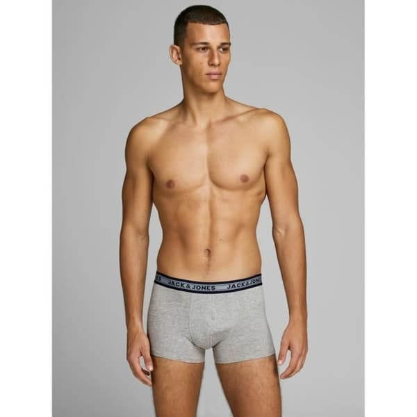 Boxers - JACK & JONES - 5-pack - Mörkgrå - Ultra-komfortabel - Elastisk midja
