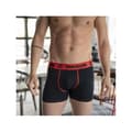 Miniatyrbild 3 av 6: FREEGUN boxershorts i bomull för män - Komfort, Stretch - Paket med 6 - Röd, Grå, Svart