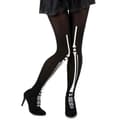 Miniatyrbild 3 av 3: Halloween skeleton tights för kvinnor - 78495 - Vit - Flerfärgad - Polyester - Vuxen