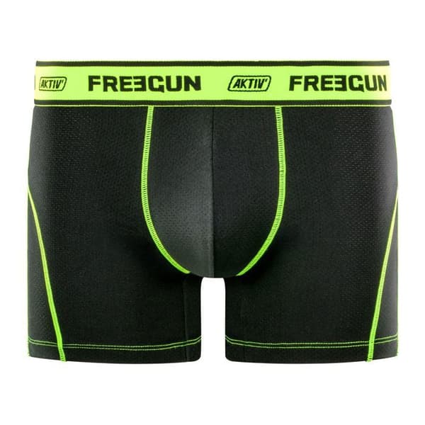 Freegun Boxer Herr AKTIV, Kalsong Herr - Svart (4-pack)