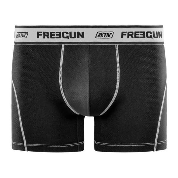 Freegun Boxer Herr AKTIV, Kalsong Herr - Svart (4-pack)
