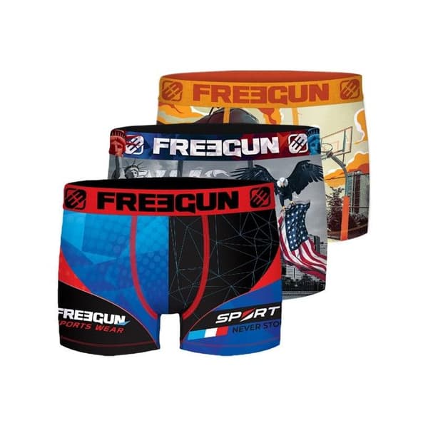 Freegun Boxers Surprise mikrofiber Set av 3 Kille
