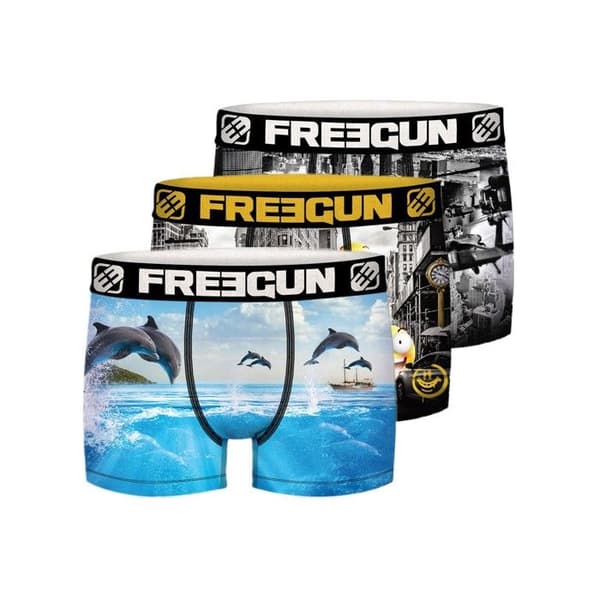 Freegun Boxers Surprise mikrofiber Set av 3 Kille