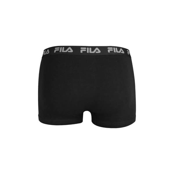 Fila boxershorts i bomull för män, boxershorts för män, luftiga, behagliga (paket med 4) Basic grå, vit, blå, svart herr