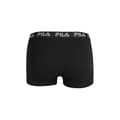 Miniatyrbild 3 av 4: Fila boxershorts i bomull för män, boxershorts för män, luftiga, behagliga (paket med 4) Basic grå, vit, blå, svart herr