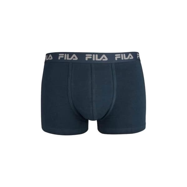 Fila boxershorts i bomull för män, boxershorts för män, luftiga, behagliga (paket med 4) Basic grå, vit, blå, svart herr