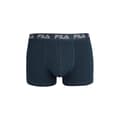 Miniatyrbild 4 av 4: Fila boxershorts i bomull för män, boxershorts för män, luftiga, behagliga (paket med 4) Basic grå, vit, blå, svart herr