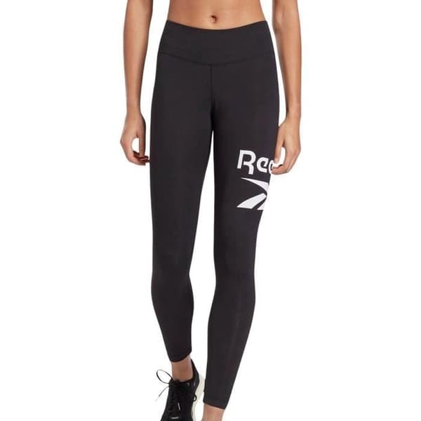 Collant - Reebok - Identitet - Svart - Dam - Bomull stretch