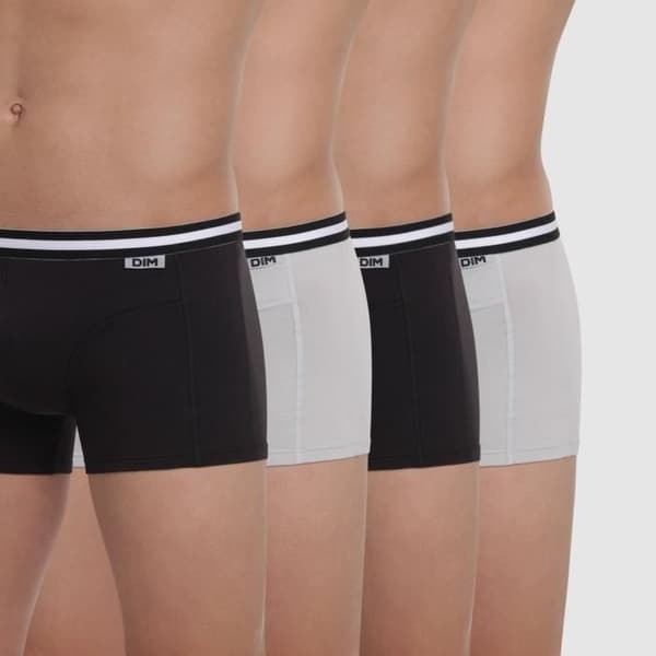 DIM Boxer kort Ecodim X4 Svart / Grå / Svart / Grå