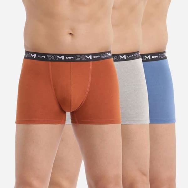 Herrshorts - DIM - 3-pack - Stretchbomull - Elastisk midja - Optimal komfort