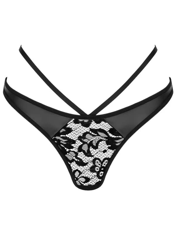Kotek Celadine String Black Stringtruser