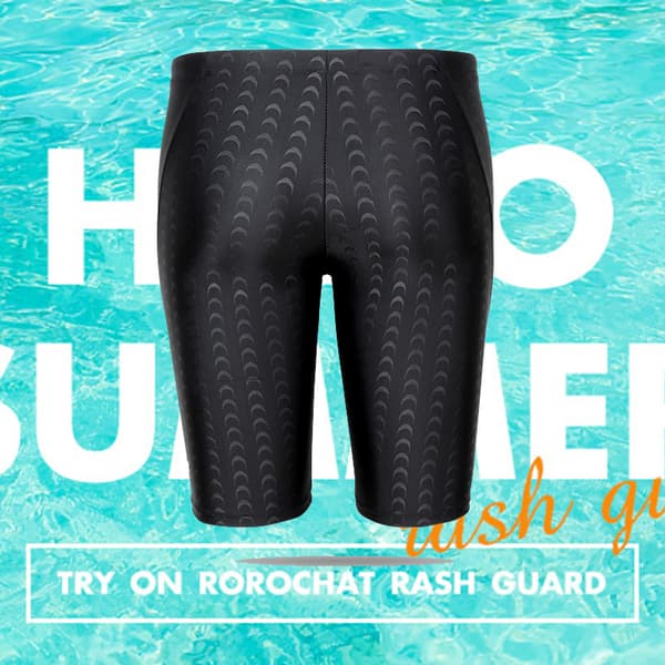 INF Hurtigtørrende Herre Badeshorts - Sort XXL