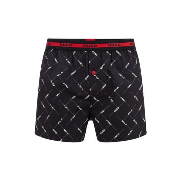 Boxer - kort Hugo - 50469774 - Herrar Vevd Boxer TWINPACK Tvåpack Boxer i Bomull med Logotyp i Midjan