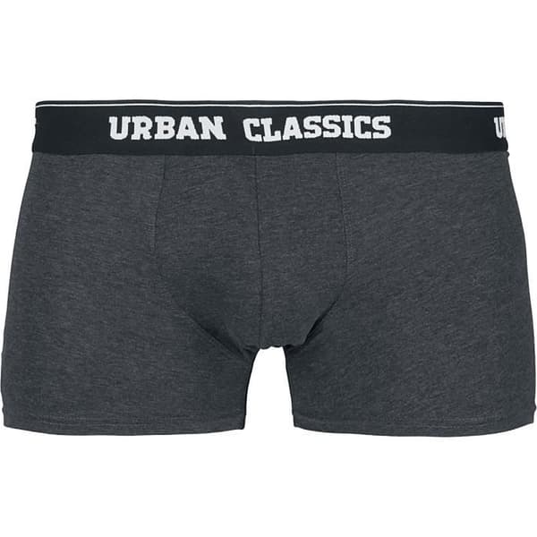 Boxers - URBAN CLASSICS - Paket med 3 - Vit/svart/grå - Bomull/Elastan