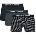 Miniatyrbild 1 av 4: Boxers - URBAN CLASSICS - Paket med 3 - Vit/svart/grå - Bomull/Elastan