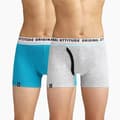 Miniatyrbild 2 av 3: Boxers Kille - DIM - 2-pack - Stretchbomull - Grå - Bekväm och Ideal för Sport