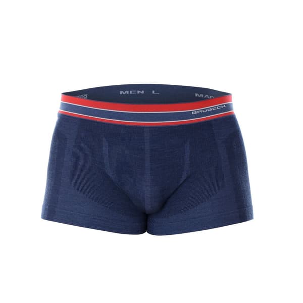 Boxershorts för män Brubeck ACTIVE WOOL Termoaktiv Merinoull Svart,Marinblå, Grafit, Olika Storlekar