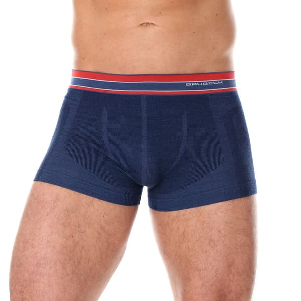 Boxershorts för män Brubeck ACTIVE WOOL Termoaktiv Merinoull Svart,Marinblå, Grafit, Olika Storlekar