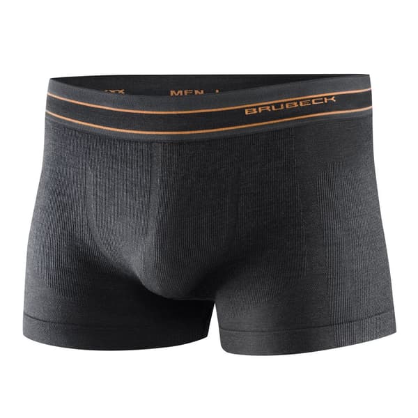 Boxershorts för män Brubeck ACTIVE WOOL Termoaktiv Merinoull Svart,Marinblå, Grafit, Olika Storlekar