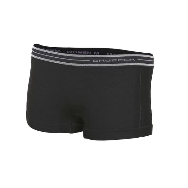 Dam boxershorts Brubeck ACTIVE WOOL Termoaktiva trosor Merinoull Svart, Denim, Plommon, Olika Storlekar