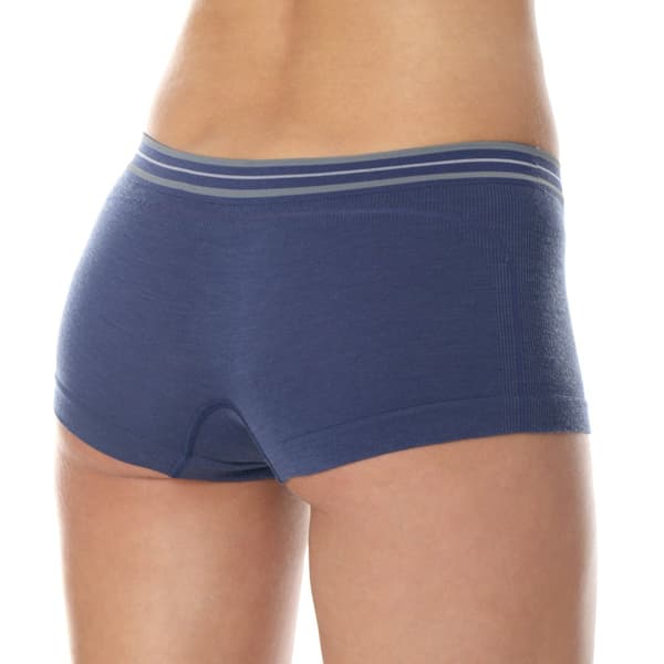 Dam boxershorts Brubeck ACTIVE WOOL Termoaktiva trosor Merinoull Svart, Denim, Plommon, Olika Storlekar