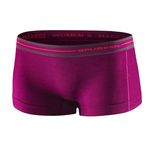 Dam boxershorts Brubeck ACTIVE WOOL Termoaktiva trosor Merinoull Svart, Denim, Plommon, Olika Storlekar