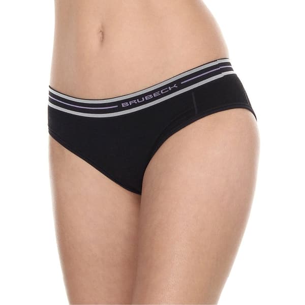 Dam trosor Hipster Brubeck ACTIVE WOOL Merinoull Svart, Denim, Plommon, Olika Storlekar