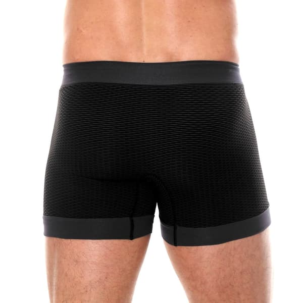Boxershorts för män Brubeck BASE LAYER Termoaktiva underkläder Grafit, Grå, Olika Storlekar