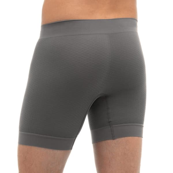 Boxershorts för män Brubeck BASE LAYER Termoaktiva underkläder Grafit, Grå, Olika Storlekar