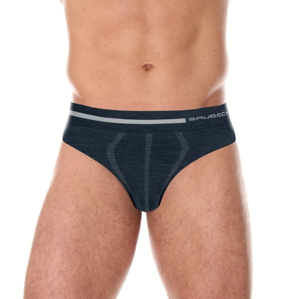 Trosor för herrar BRUBECK COMFORT WOOL Termoaktiv kalsonger MERINOULL Marinblå, Grafit, Svart, Mörk grå, Olika Storlekar