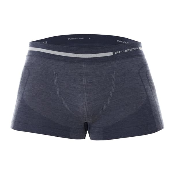 Boxershorts för män BRUBECK COMFORT WOOL Termoaktiva kalsonger MERINOULL Marinblå, Grafit, Svart, Mörk grå, Olika Storlekar