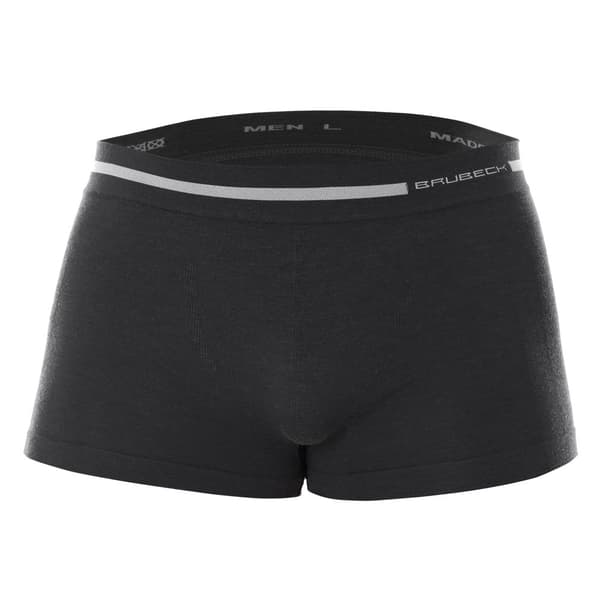 Boxershorts för män BRUBECK COMFORT WOOL Termoaktiva kalsonger MERINOULL Marinblå, Grafit, Svart, Mörk grå, Olika Storlekar