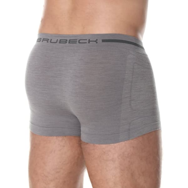 Boxershorts för män BRUBECK COMFORT WOOL Termoaktiva kalsonger MERINOULL Marinblå, Grafit, Svart, Mörk grå, Olika Storlekar
