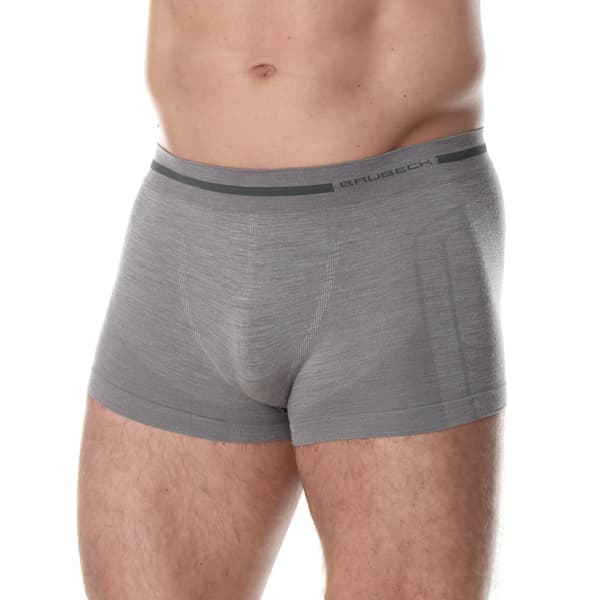 Boxershorts för män BRUBECK COMFORT WOOL Termoaktiva kalsonger MERINOULL  Marinblå, Grafit, Svart, Mörk grå, Olika Storlekar